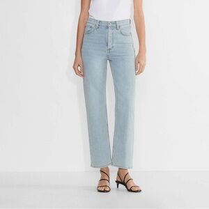 [W32]Denim Forum The Arlo Hi-rise Straight Jean 28L Classic Light Blue